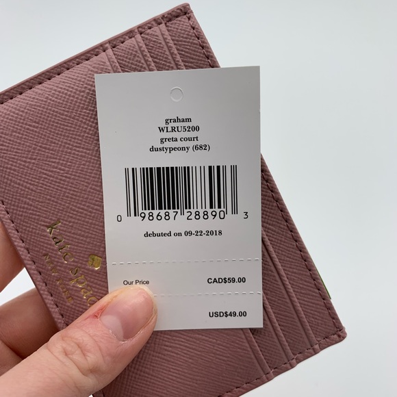 Kate Spade ♠️ Glitter Makeup Bag Cardholder Bundle - Picture 4 of 4